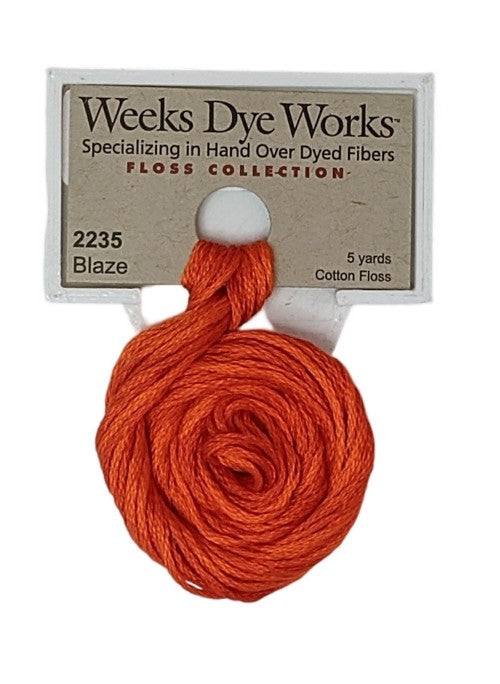 Weeks Dye Works 6 Strand Floss / 2235 Blaze