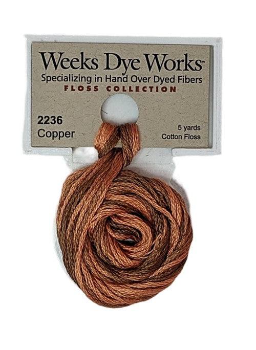 Weeks Dye Works 6 Strand Floss / 2236 Copper