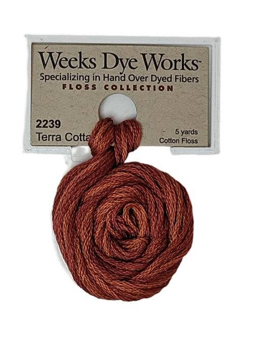 Weeks Dye Works 6 Strand Floss / 2239 Terra Cotta