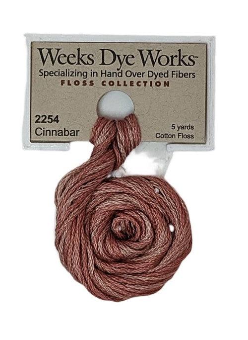 Weeks Dye Works 6 Strand Floss / 2254 Cinnabar