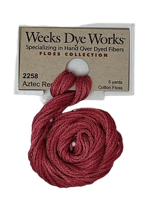 Weeks Dye Works 6 Strand Floss / 2258 Aztec Red