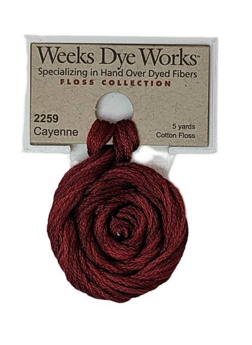 Weeks Dye Works 6 Strand Floss / 2259 Cayenne