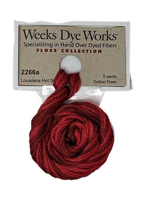 Weeks Dye Works 6 Strand Floss / 2266a Louisiana Hot Sauce