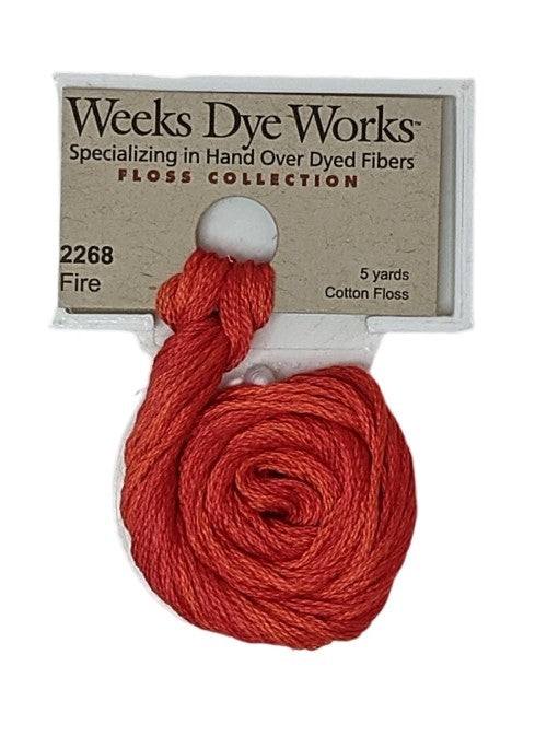 Weeks Dye Works 6 Strand Floss / 2268 Fire