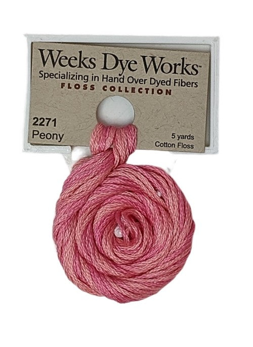 Weeks Dye Works 6 Strand Floss / 2271 Peony