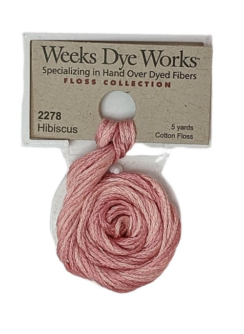 Weeks Dye Works 6 Strand Floss / 2278 Hibiscus