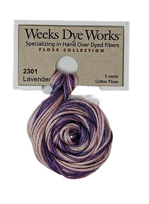 Weeks Dye Works 6 Strand Floss / 2301 Lavender