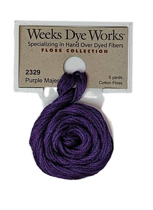 Weeks Dye Works 6 Strand Floss / 2329 Purple Majesty