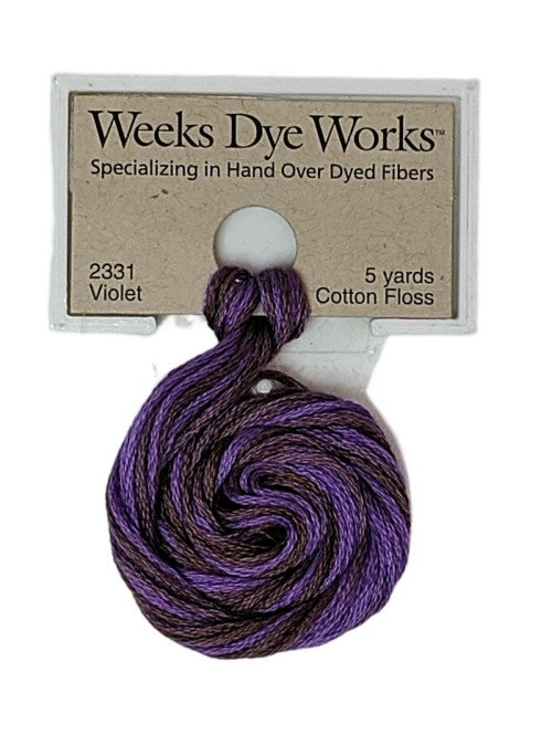 Weeks Dye Works 6 Strand Floss / 2331 Violet