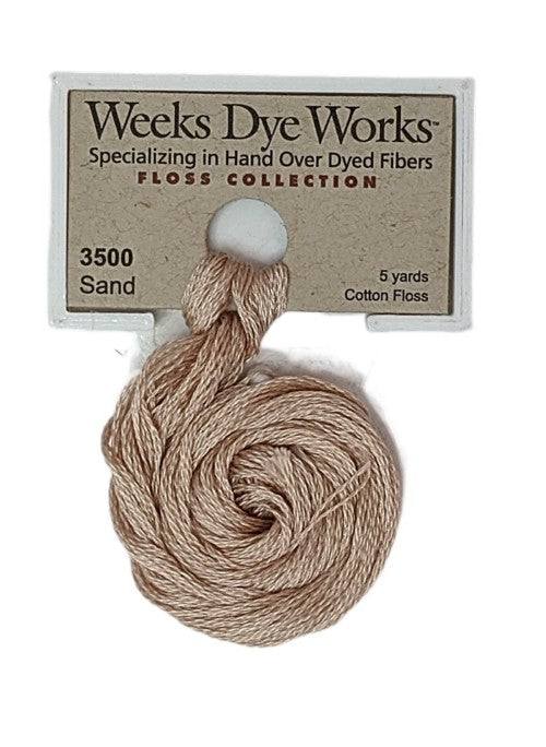 Weeks Dye Works 6 Strand Floss / 3500 Sand