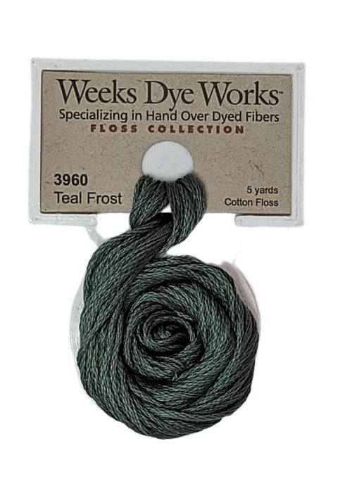 Weeks Dye Works 6 Strand Floss / 3960 Teal Frost