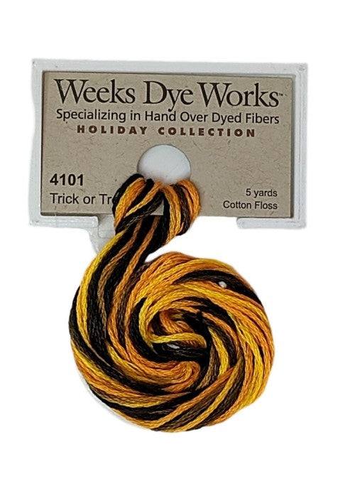 Weeks Dye Works 6 Strand Floss / 4101 Trick or Treat