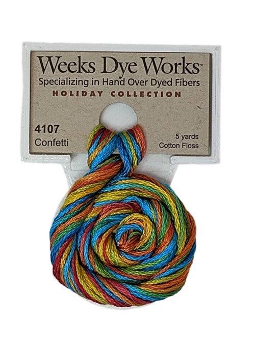 Weeks Dye Works 6 Strand Floss / 4107 Confetti