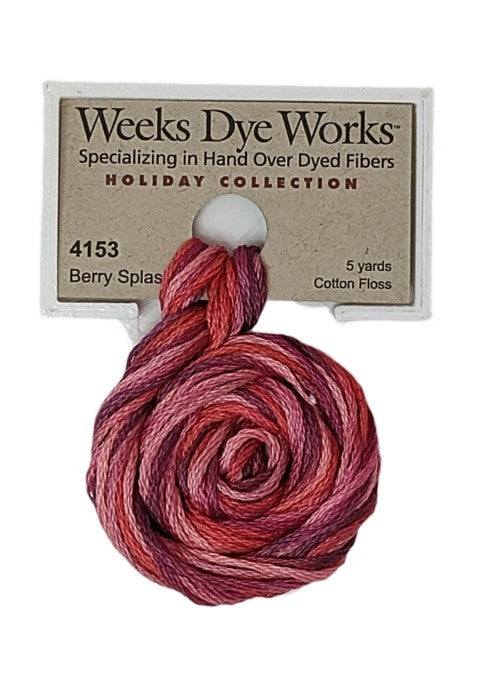 Weeks Dye Works 6 Strand Floss / 4153 Berry Splash