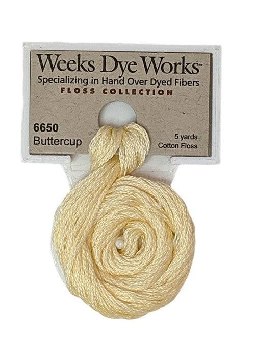 Weeks Dye Works 6 Strand Floss / 6650 Buttercup