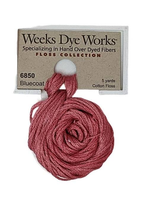 Weeks Dye Works 6 Strand Floss / 6850 Bluecoat Red