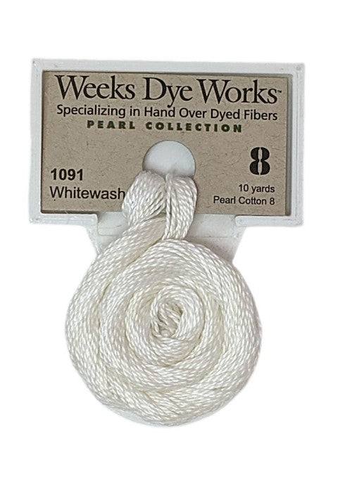 Weeks Dye Works Pearl Cotton #8 / 1091 Whitewash