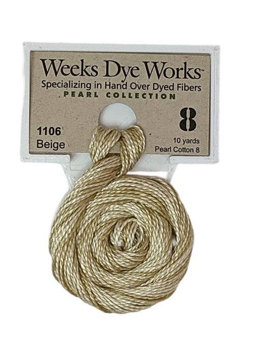 Weeks Dye Works Pearl Cotton #8 / 1106 Beige