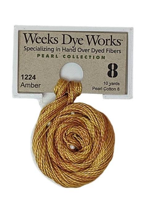 Weeks Dye Works Pearl Cotton #8 / 1224 Amber