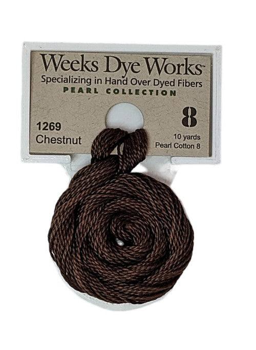 Weeks Dye Works Pearl Cotton #8 / 1269 Chestnut