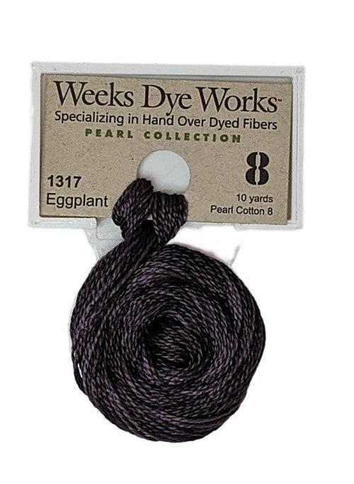 Weeks Dye Works Pearl Cotton #8 / 1317 Eggplant