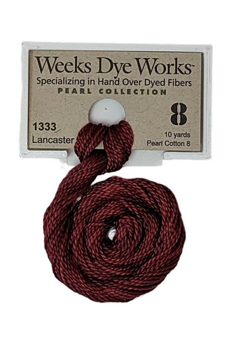 Weeks Dye Works Pearl Cotton #8 / 1333 Lancaster Red