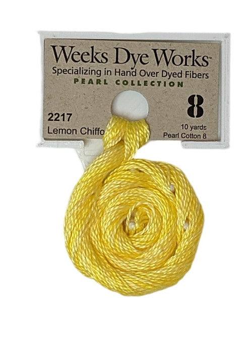 Weeks Dye Works Pearl Cotton #8 / 2217 Lemon Chiffon