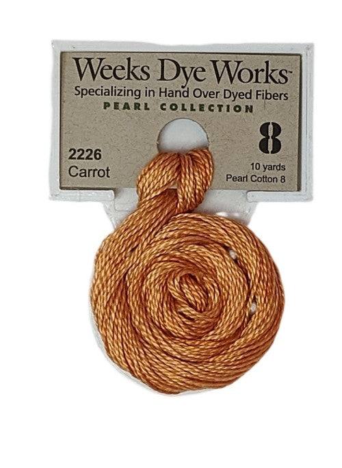 Weeks Dye Works Pearl Cotton #8 / 2226 Carrot