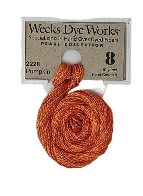 Weeks Dye Works Pearl Cotton #8 / 2228 Pumpkin