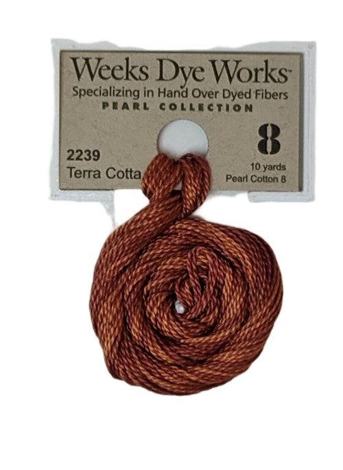 Weeks Dye Works Pearl Cotton #8 / 2239 Terra Cotta