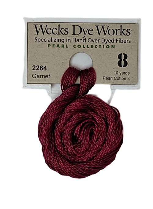 Weeks Dye Works Pearl Cotton #8 / 2264 Garnet