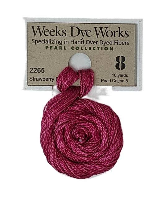 Weeks Dye Works Pearl Cotton #8 / 2265 Strawberry Fields