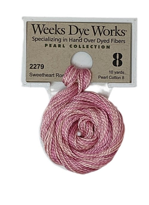 Weeks Dye Works Pearl Cotton #8 / 2279 Sweetheart Rose