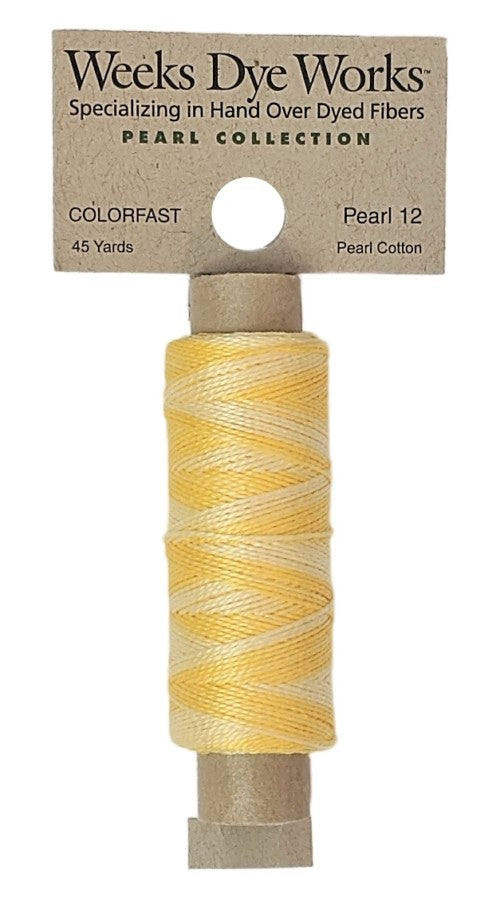 Weeks Dye Works Pearl Cotton #12 / 2218 Sallys Sunshine