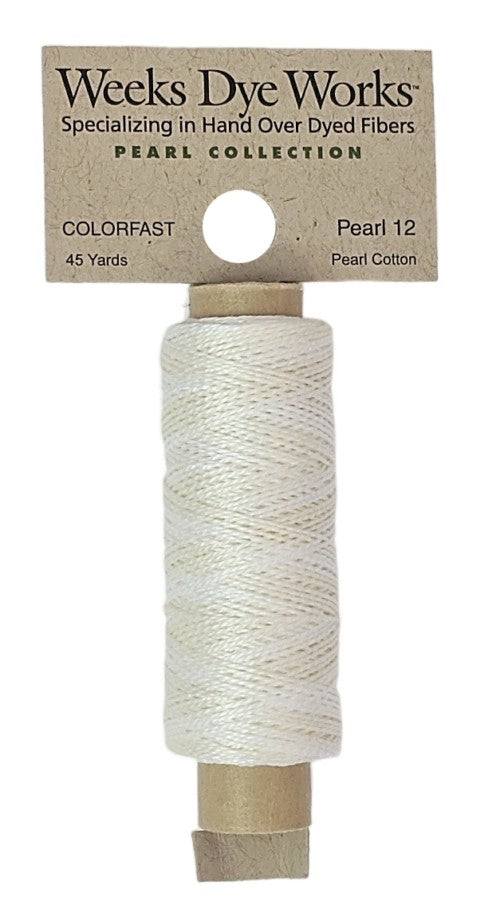 Weeks Dye Works Pearl Cotton #12 / 1091 Whitewash