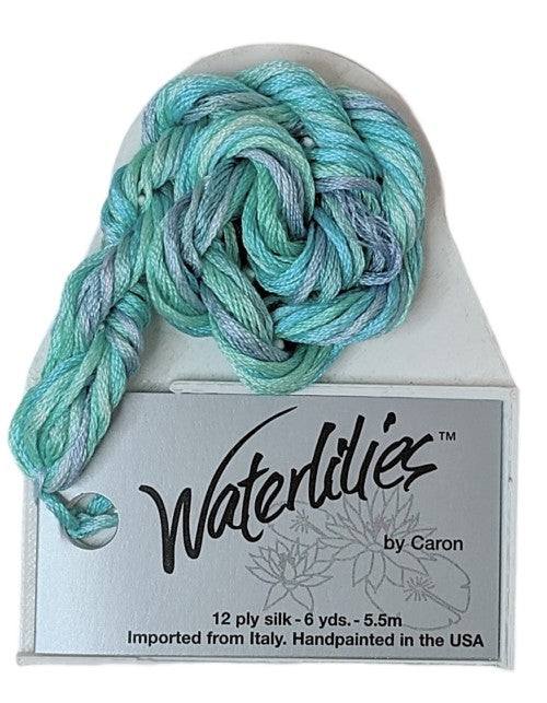 Caron Collection Hand Dyed Waterlilies / 181 Ocean Breeze