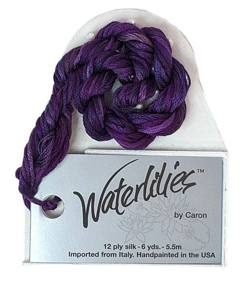 Caron Collection Hand Dyed Waterlilies / 286 Aubergine