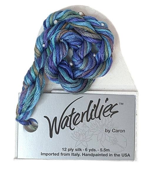 Caron Collection Hand Dyed Waterlilies / 289 Lexi’s Blue