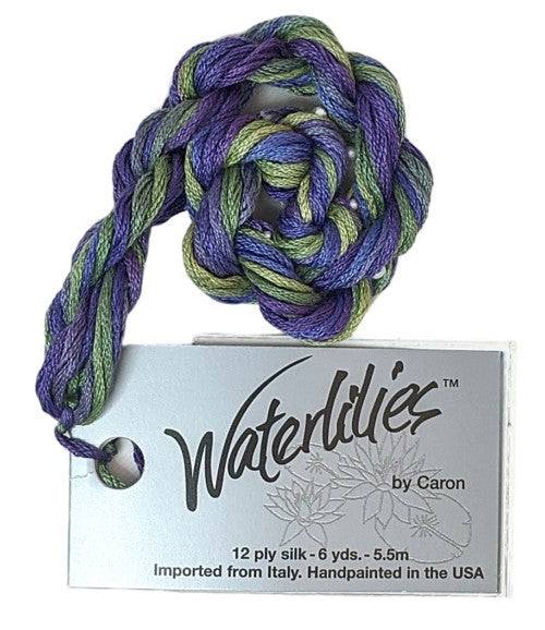 Caron Collection Hand Dyed Waterlilies / 294 Black Iris