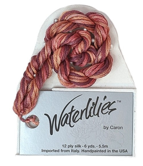 Caron Collection Hand Dyed Waterlilies / 313 Sedona Sunset