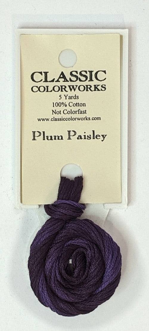 Classic Colorworks Cotton Floss / 149 Plum Paisley