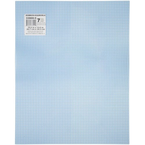 7ct Needlepoint Canvas - Colored - 13.5" x 10.5" - 1 sheet