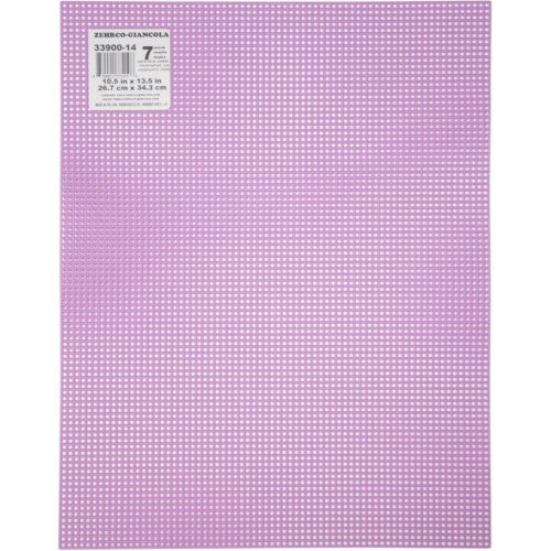 7ct Needlepoint Canvas - Colored - 13.5" x 10.5" - 1 sheet