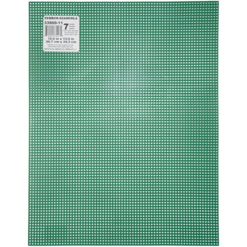 7ct Needlepoint Canvas - Colored - 13.5" x 10.5" - 1 sheet