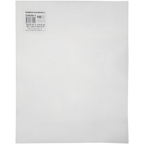 10ct Needlepoint Canvas - 10.5" x 13.5" - 1 sheet