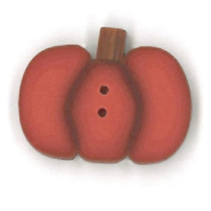 Orange Pumpkin Button