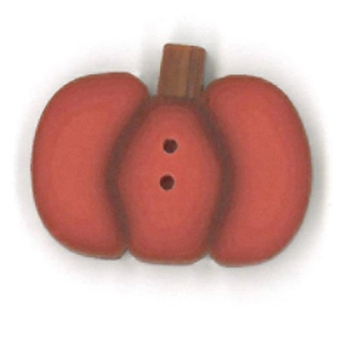 Orange Pumpkin Button