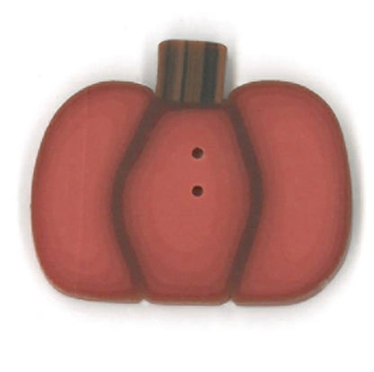 Orange Pumpkin Button