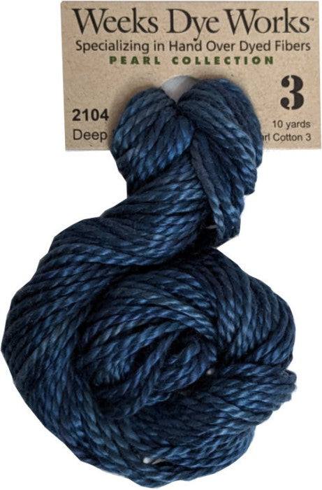 Weeks Dye Works Pearl Cotton #3 / 2104 Deep Sea