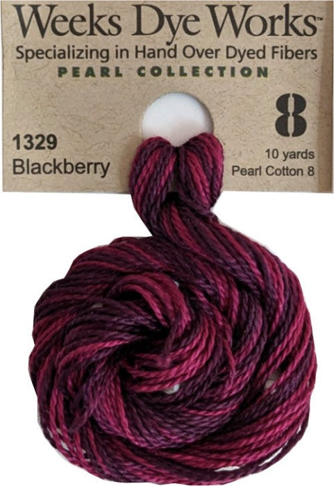 Weeks Dye Works Pearl Cotton #8 / 1329 Blackberry